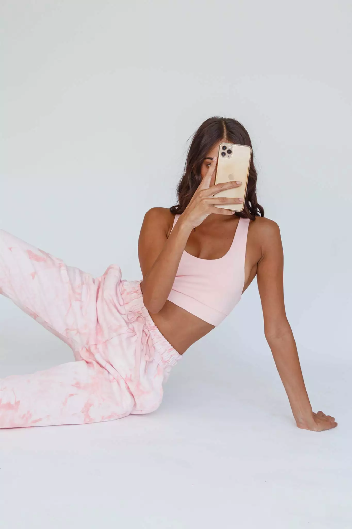 Here Comes The Sun Take It Easy Jogger Track Pants Pink - Image 4