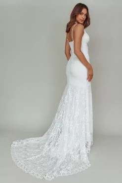 Selfie Leslie Bridal Your Beloved Lace Maxi Dress White