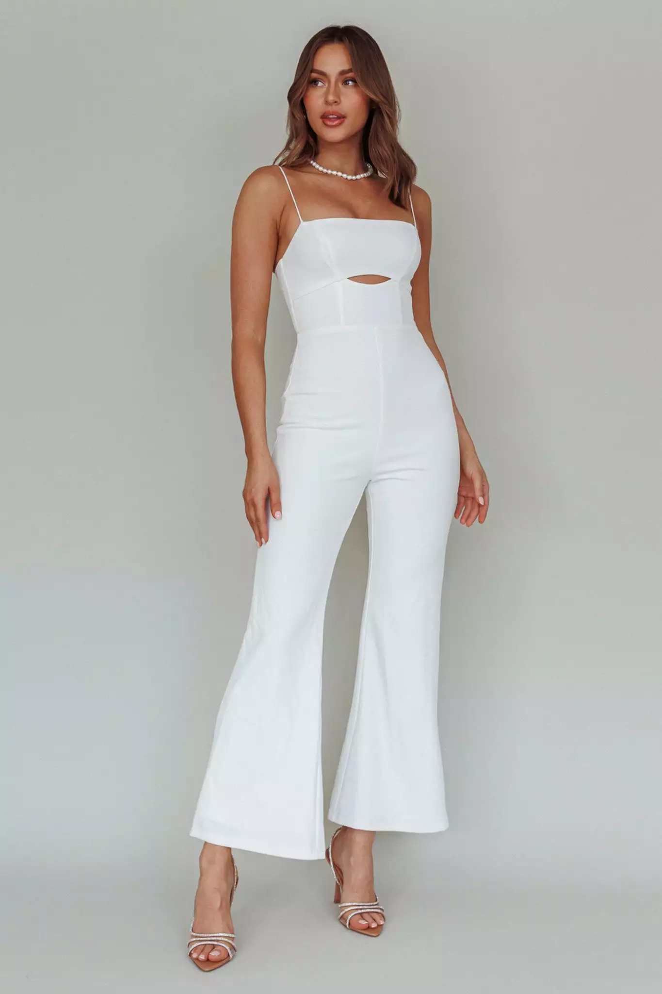 Mika&Gala Lyrics Keyhole Jumpsuit White - Image 5
