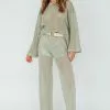Indi Luxe Mahina Long Net Pants Sage