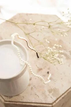 Selfie Leslie Arabelle Pearl Wavy Headband