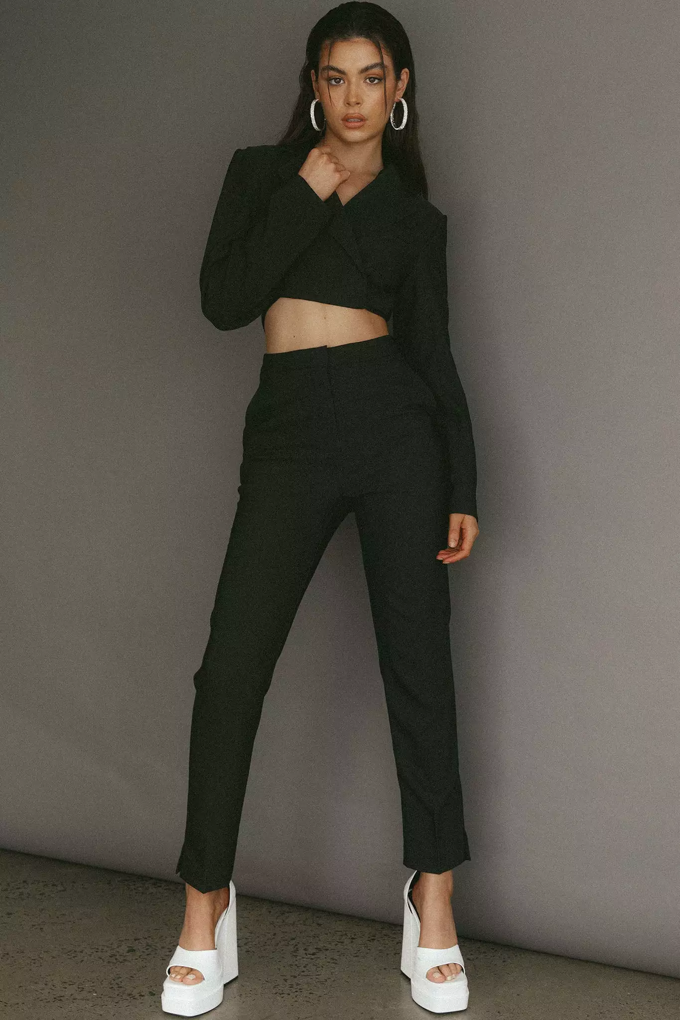 Selfie Leslie Brynne Straight Leg Pants Black