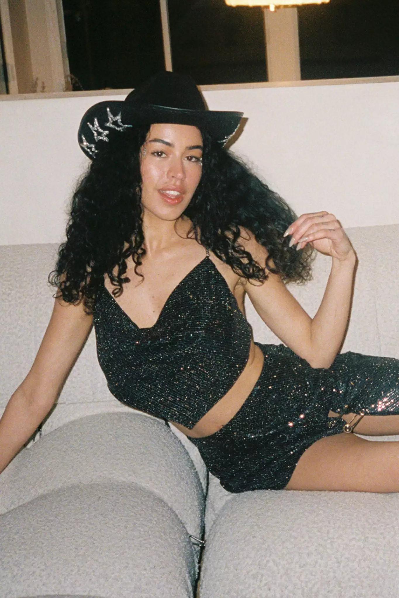 Saints + Secrets Aleigh Pin Feature Mini Skirt Black - Image 10