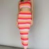Indi Luxe Chase The Sunrise Knit Maxi Skirt Striped Pink
