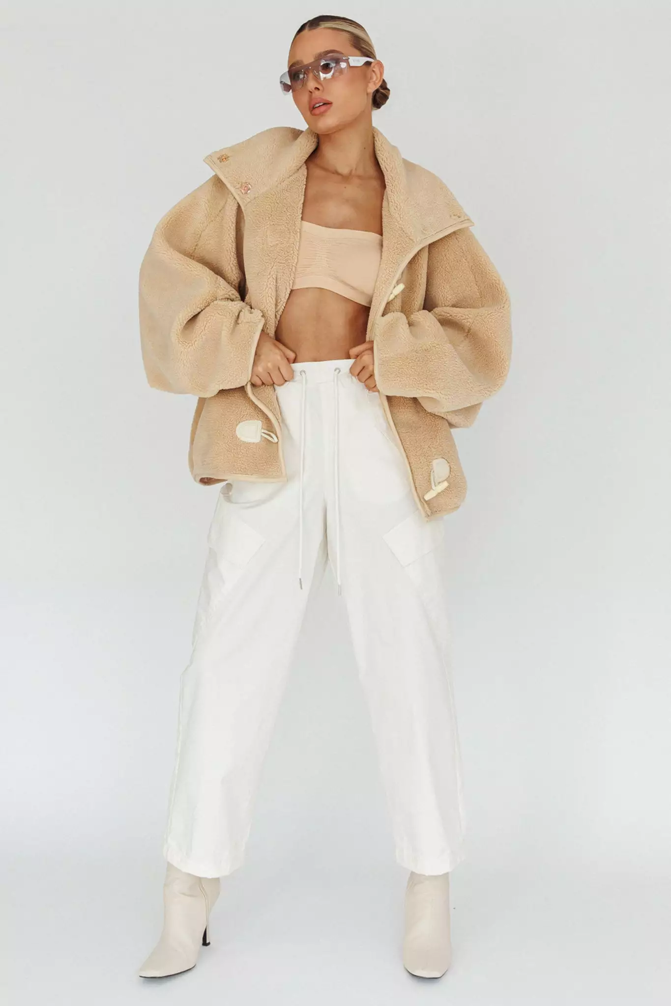 INDIKAH Cambra Toggle Jacket Cream - Image 3